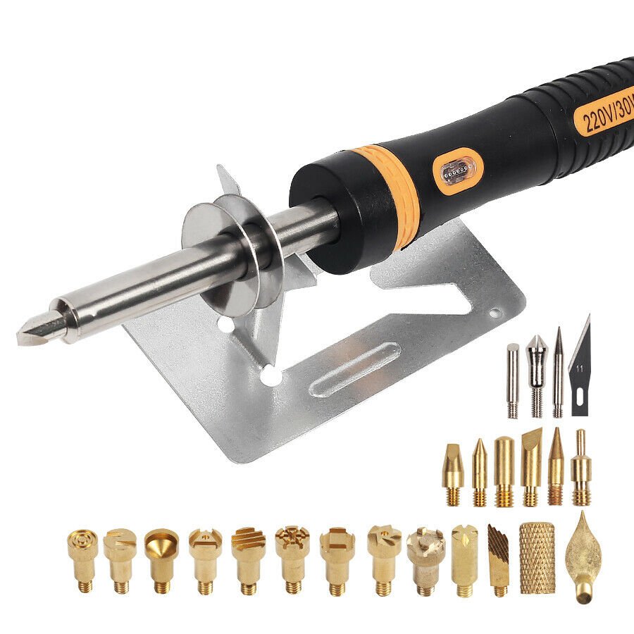 HILDA 220V 30W Electric Solder Iron Wood Burning Pen Electric Soldering Iron
