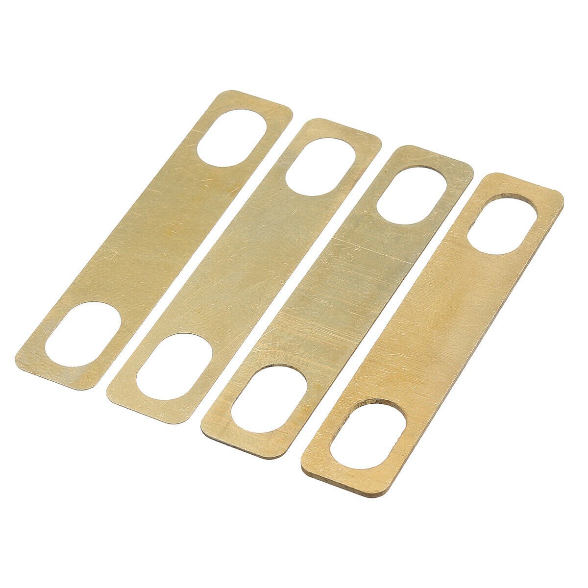 4pcs Brass Neck Shims Set Thickness 0.20.5/1mm for Guitar Bass Replacement