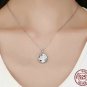 Sterling Silver Colorful Unicorne Pendant Necklace For Women Girls Jewelry Gift