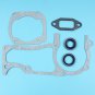 Crankcase Cylinder Muffler Gasket Set w/ 2Pc Oil Seal Kit For HUSQVARNA 362 365