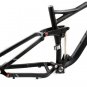 BLACK Bicycle full Suspension frame 29ER Aluminium Alloy MTB