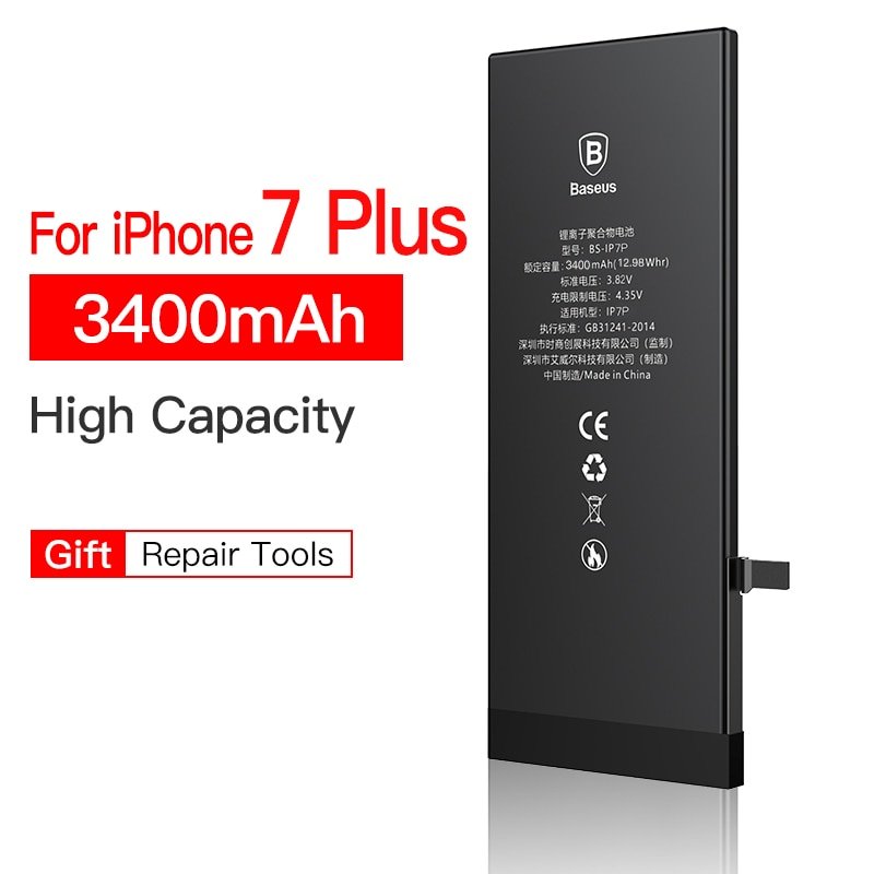 3400mAh Lithium Battery Compatible For iPhone 7 Plus With Free Tools