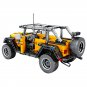 601pcs Creator Mechanical Pull Back Jeep Off-road Vehicle Building Blocks City Technic Car Bricks