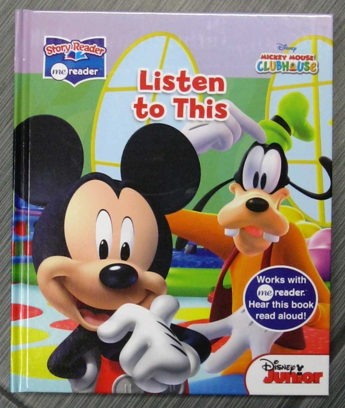 DISNEY "Listen To This" MICKEY MOUSE Club House Electronic ME READER Book