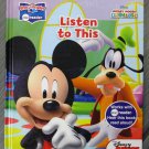DISNEY "Listen To This" MICKEY MOUSE Club House Electronic ME READER Book