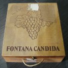 WOOD Wooden Wine Box FONTANA CANDIDA VINTAGE