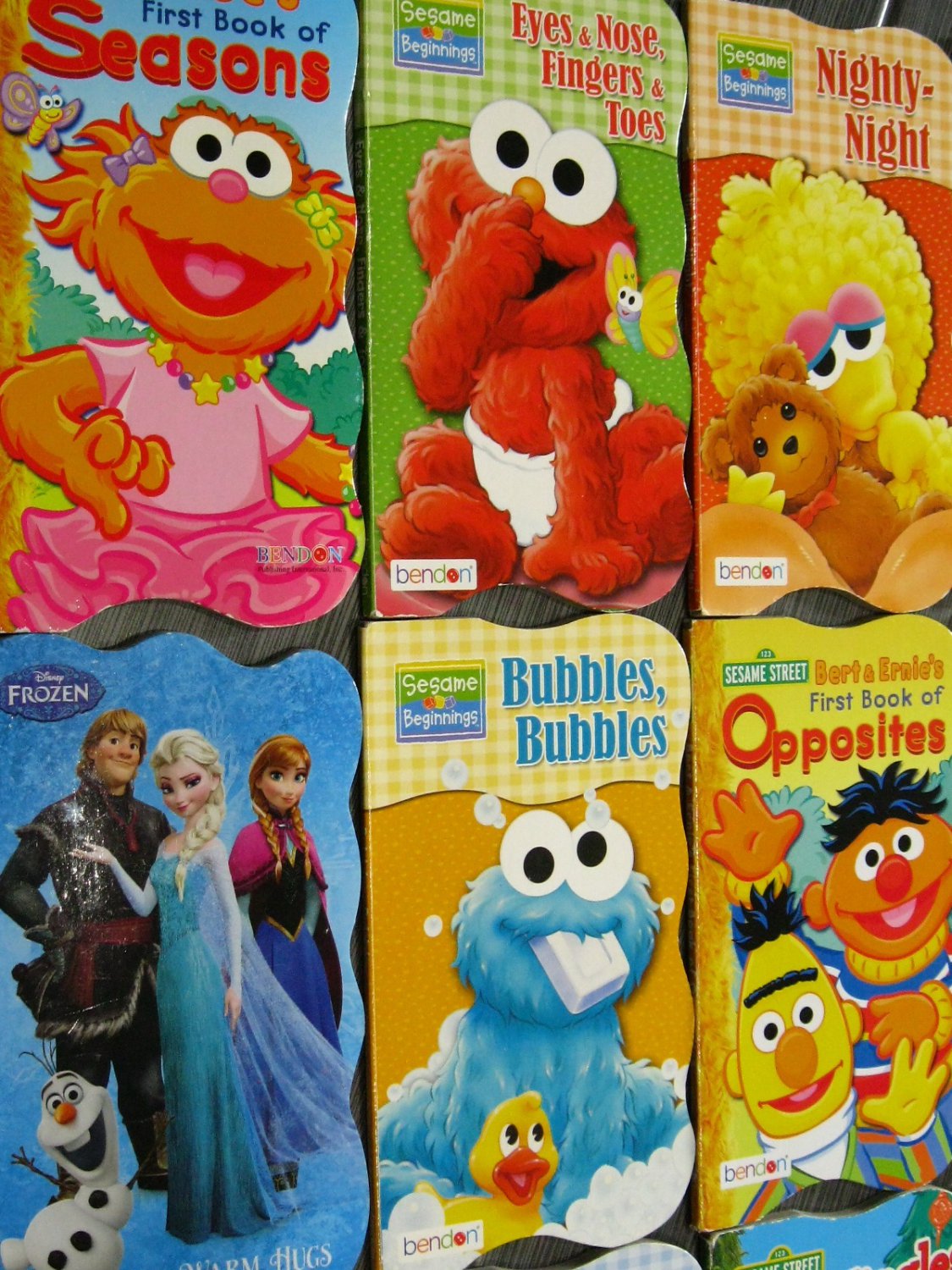 12 SESAME STREET Beginners Book BIG BIRD ZOE COOKIE MONSTER ERNIE+ ...