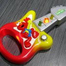 2002 Mattel SESAME STREET Elmo's Rocking LIGHT SENSOR Light-Up Guitar