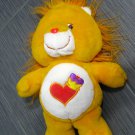 14" CARE BEARS Cousin BRAVE HEART LION Plush Orange Stuffed Animal 2004 CUTE! EX