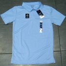 IZOD Boys Polo Short Sleeve Shirt BLUE School Uniform Sz L 14/16 NEW w/Tag NWT
