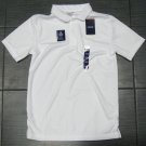 IZOD Boys Polo Short Sleeve Shirt WHITE School Uniform Sz L 14/16 NEW w/Tag NWT