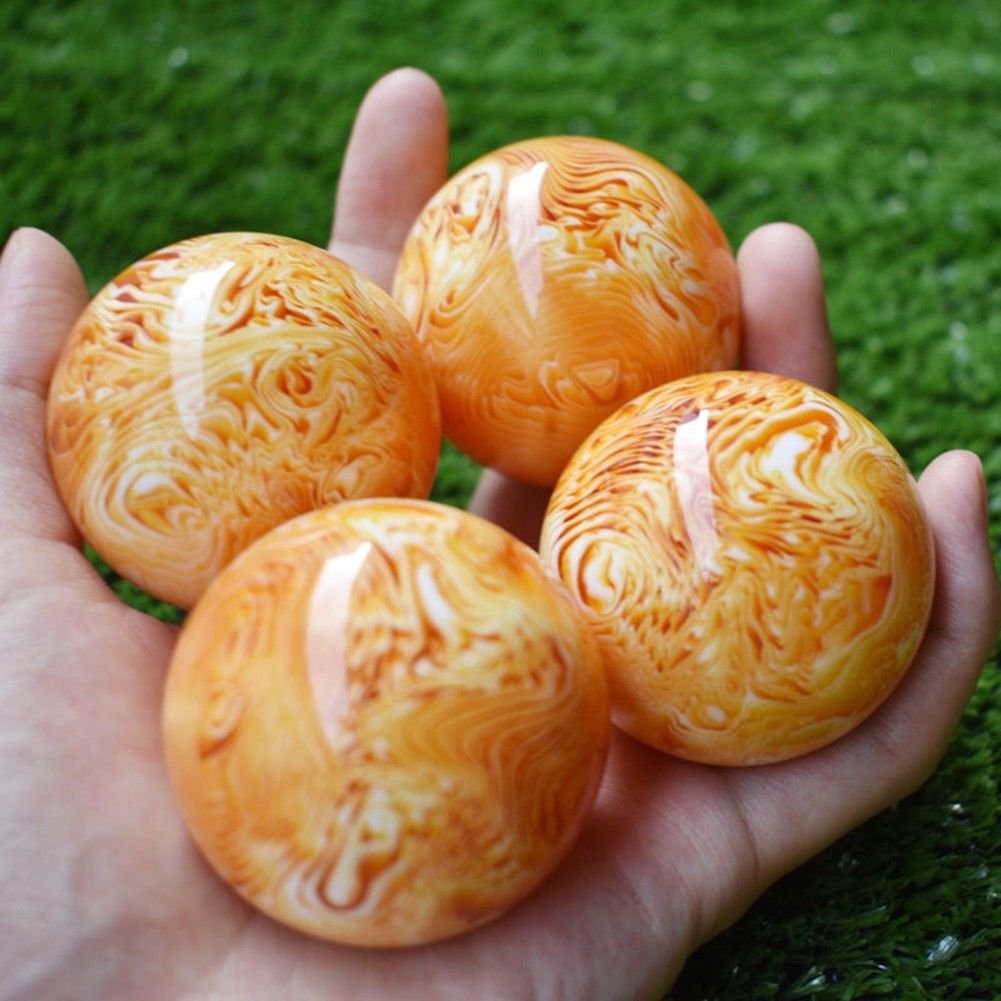 50mm Rare Natural Art Amber Beeswax Ball Onl Crystal Sphere Healing ...