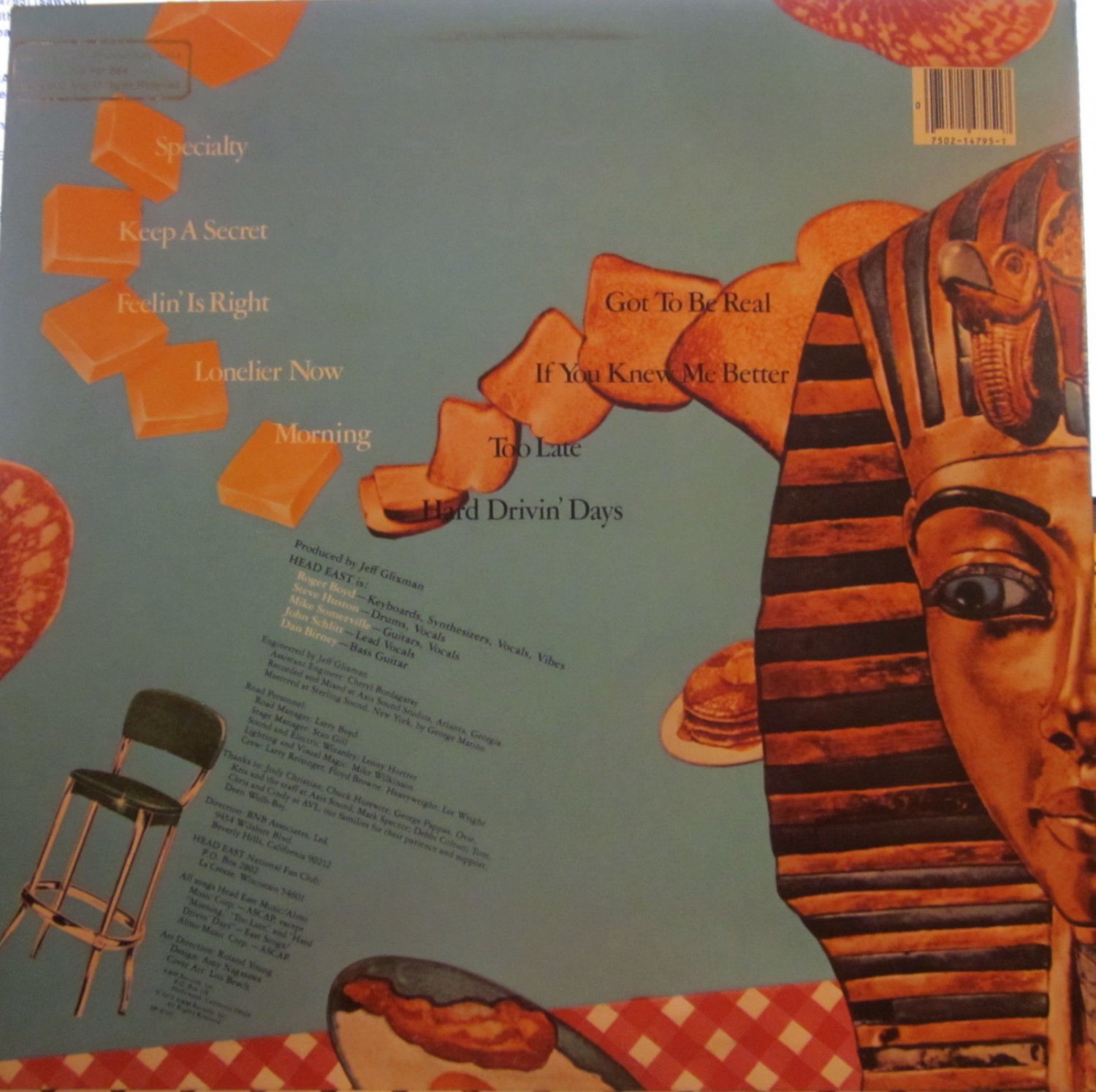 Head East A Different Kind of Crazy (A&M 4795) (John Schlitt of Petra)