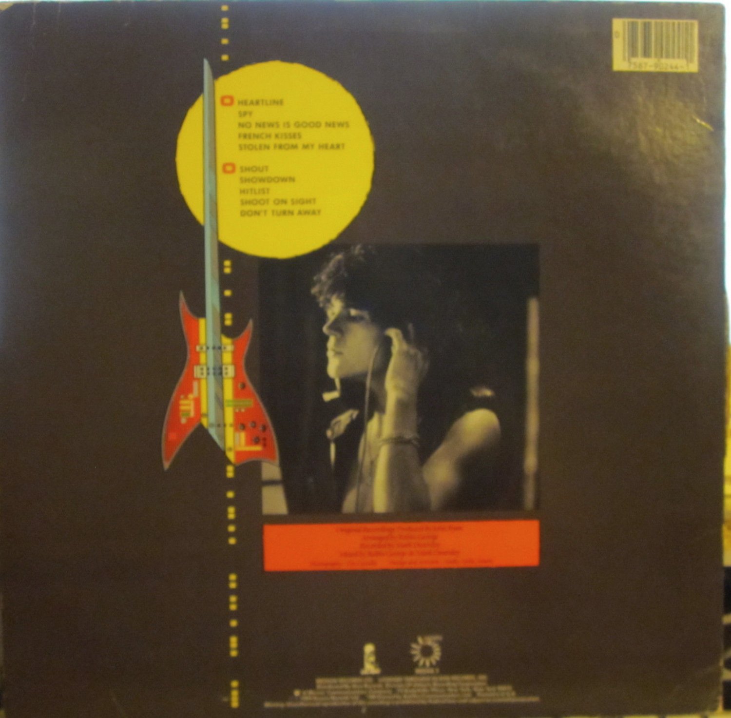 Robin George - Dangerous Music (red vinyl) (Phil Lynott on 1 track) ('84)