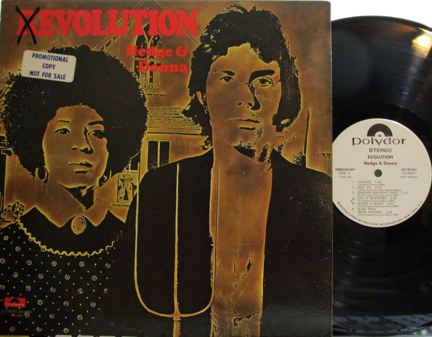 Hedge and Donna - Evolution (Polydor 24-4063) (PL) (a.k.a.: Capers and ...