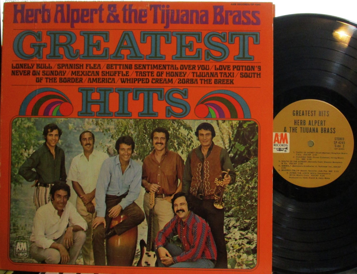 Herb Alpert Greatest Hits ("Lonely Bull" ,"Taste of Honey" (foldopen