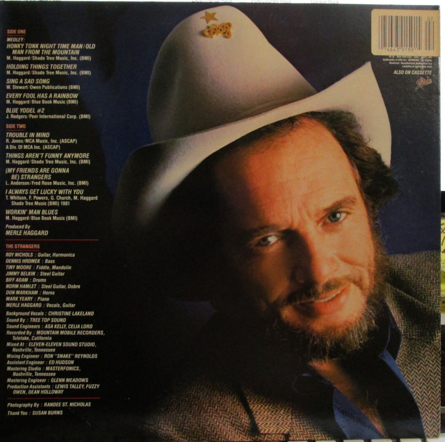 Merle Haggard - The Epic Collection (Recorded Live) (Epic 39159) ('83)