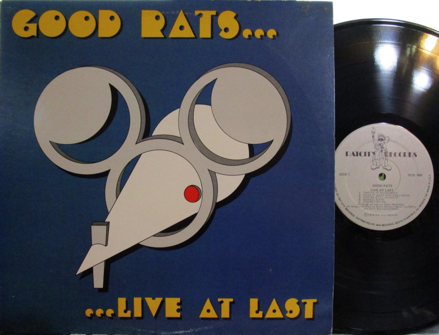 Good Rats Live at Last (Rat City 998) 2 LP set (Peppi & Mickey