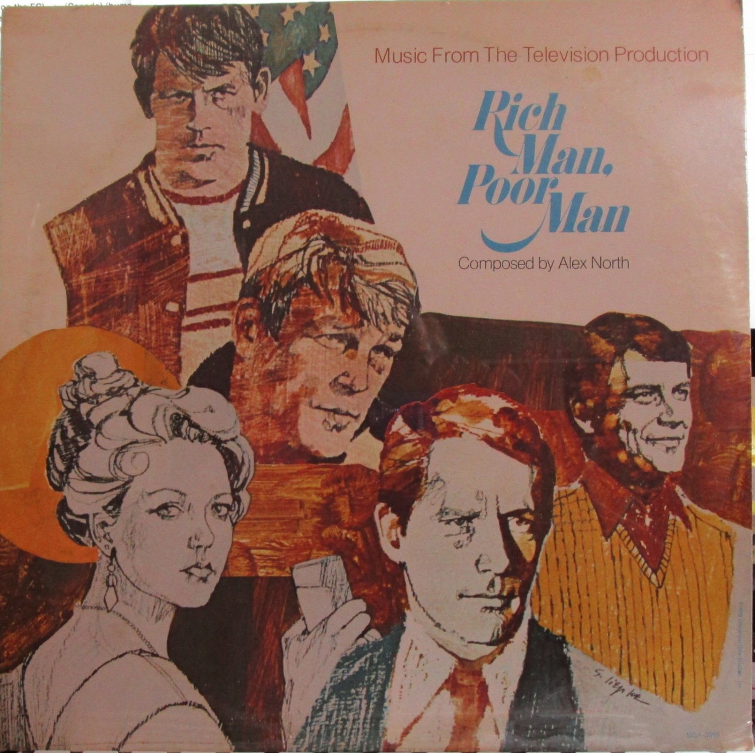 Rich Man, Poor Man (TV Soundtrack) (MCA 2095) (Alex North) '76 (sealed)