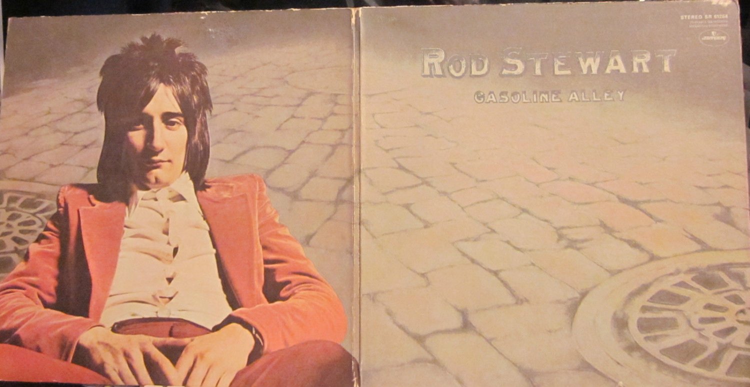 Rod Stewart - Gasoline Alley (Mercury 61264) (textured gatefold cover)