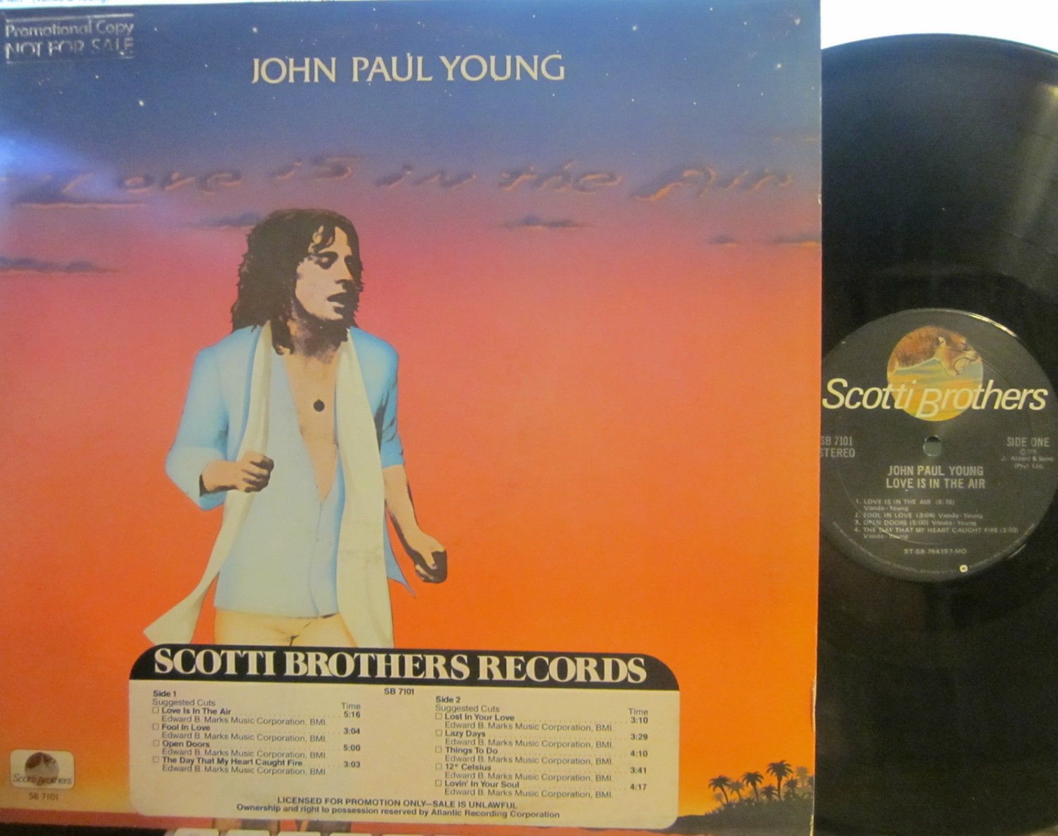 love is in the air by john paul young