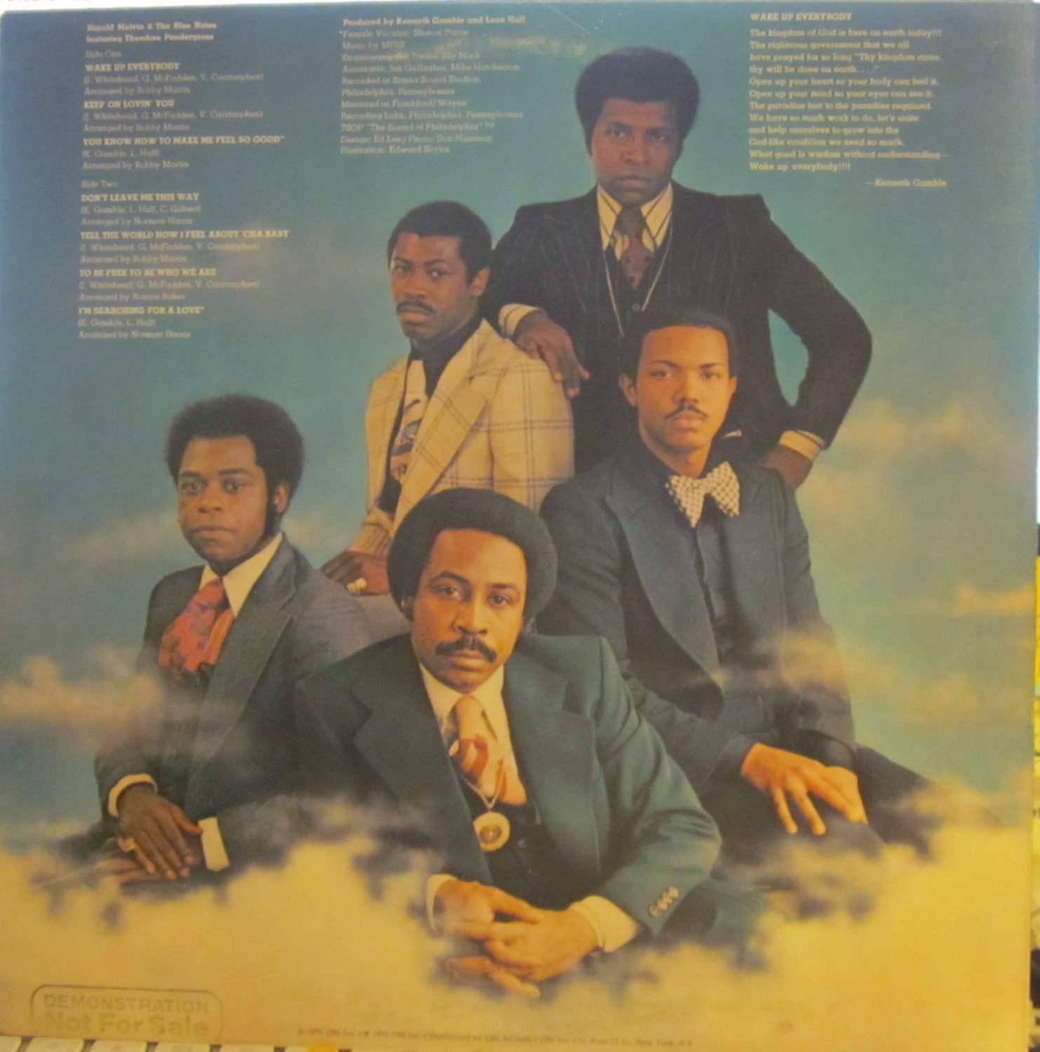 Harold Melvin & the Blue Notes - Wake Up Everybody (Teddy Pendergrass ...