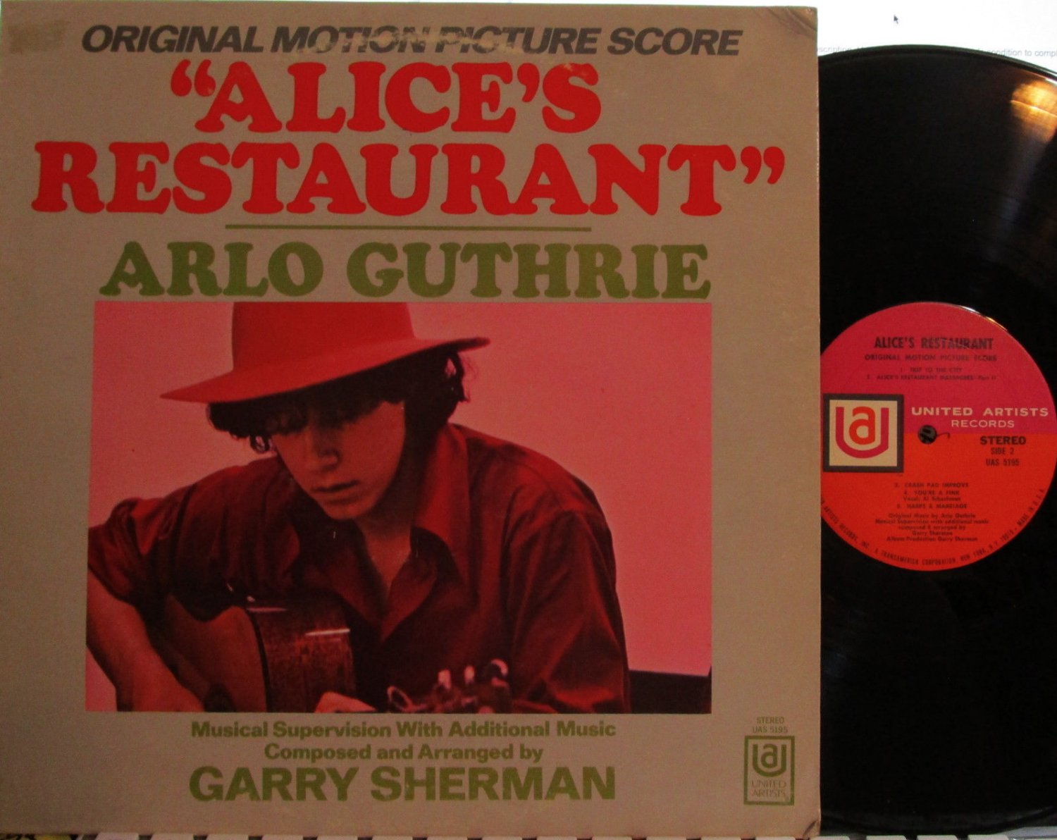 Alice S Restaurant Massacree Soundtrack U A 5195 Arlo Guthrie   5a1e9783dc4af 421977b 