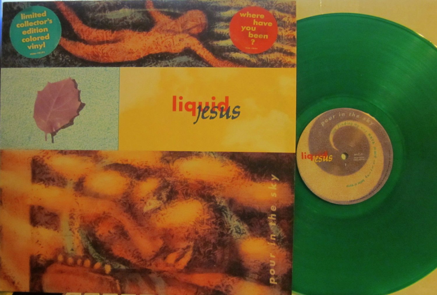 Liquid Jesus Pour in the Sky (MCA 10191) (green vinyl) (PS)