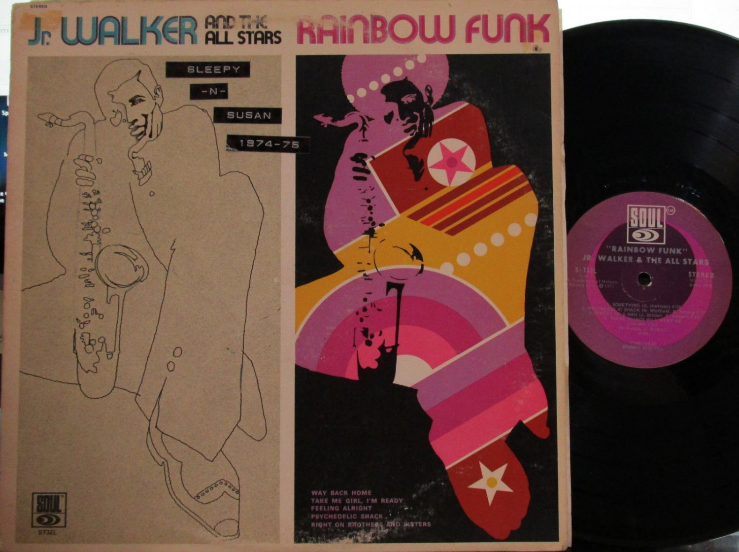 Junior Walker and All Stars - Rainbow Funk (Soul 732) (uni-pack gatefold)