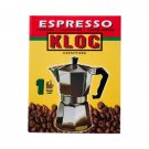 Kloc 1 Cup Aluminium Espresso Coffee Maker