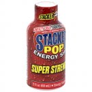 Stacker Pop Super Strength Cherry Cola Energy Shots, 2 oz. (12 bottles )