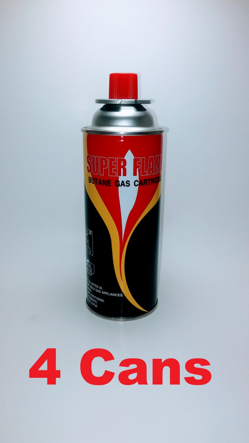 Butane Fuel Gas Canisters , Portable Cooker Camping Stove Burner