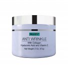Anti Wrinkle Cream With Collagen Hyaluronic acid & Vit E - 2 oz -Lawrens Cosmeti