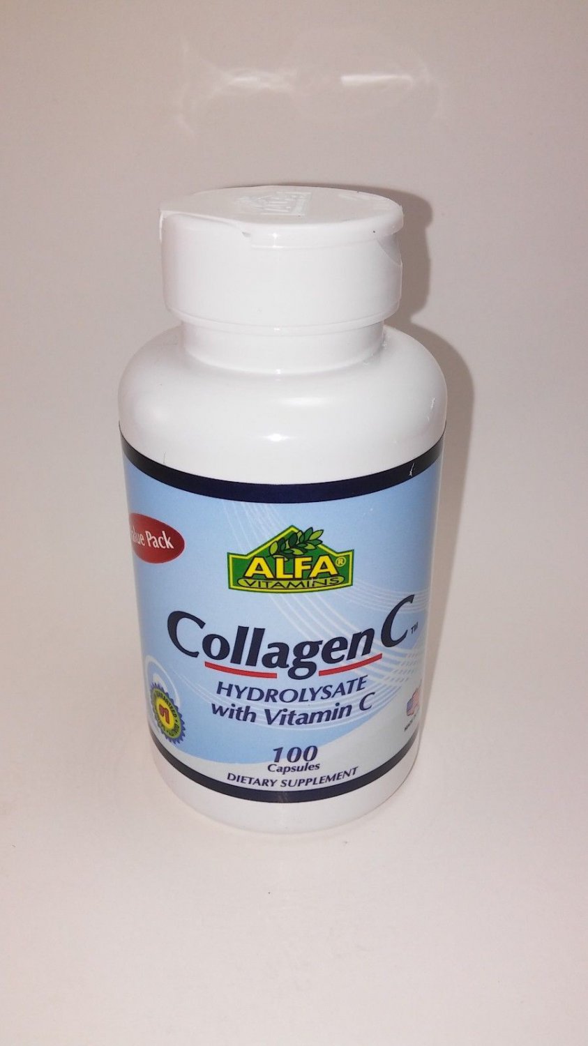 Collagen C , Hydrolysate With Vitamin C / 100 capsules (1 pack , 100 capsules)