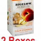 Bigelow Benefits Ginger Peach-Calm Stomach 18 Tea Bags(2 Boxes,36 ct)