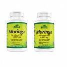Alfa Vitamins ,Moringa 1000 mg - 60 capsules , (2 Bottles , 120 caps)
