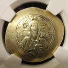 1071-1078 Byzantine Empire Gold Electrum Histamenon Nomisma Michael VII NGC VF!