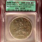 Rare 285-246 BC Greek Egypt Ptolemy II Large Ae 35mm ICG VF20!