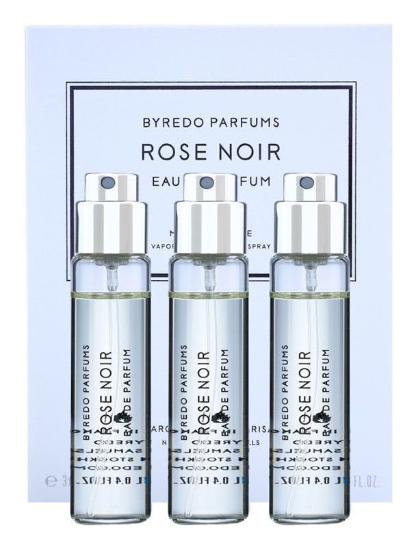 BYREDO PARFUMS ROSE NOIR EAU DE PARFUM SPRAY REFILLS 3 X 12ML 3 X 0.4OZ NIB