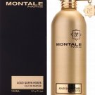 Montale Aoud Queen Roses Eau De Parfum for Women 3.4 oz NIB