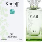 Korloff Paris Eau De Toilette for Women 3 oz  NIB