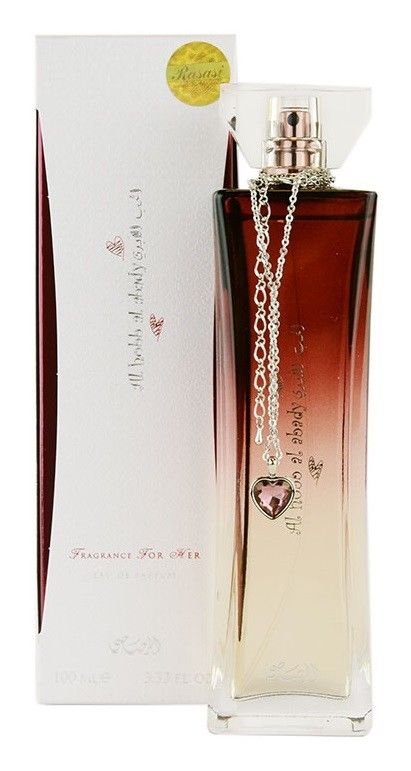 Rasasi Al Hobb Al Abady Eau De Parfum for Women 3.4 oz New in box