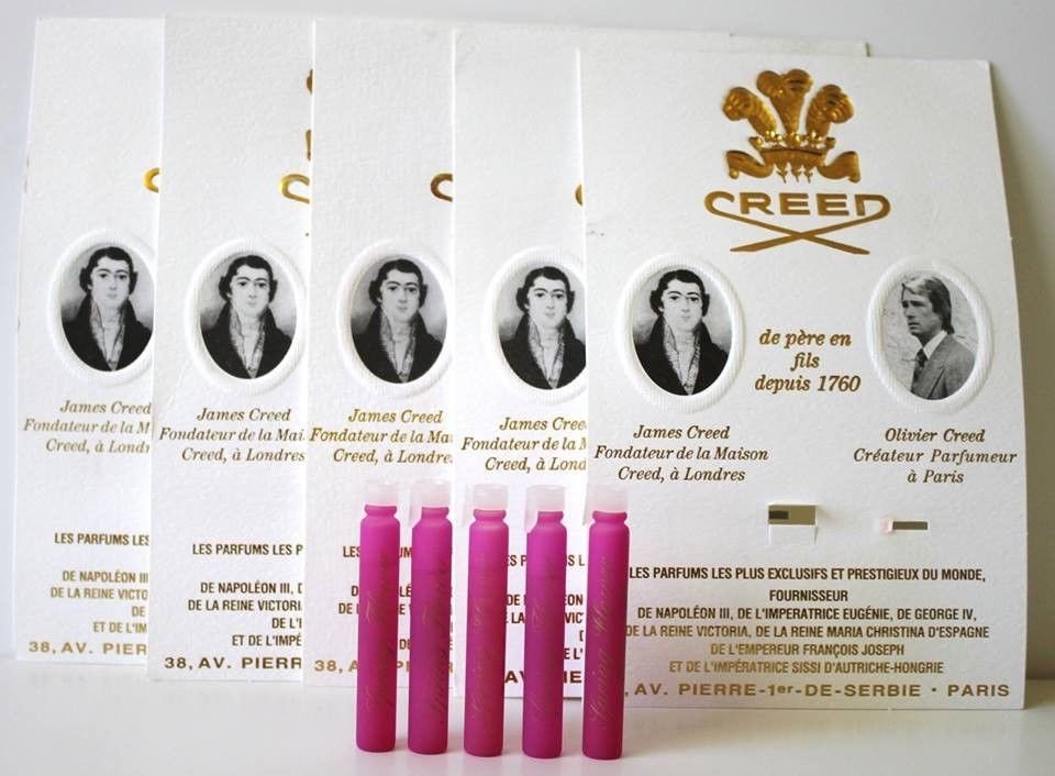$97 CREED SPRING FLOWER PERFUME MINI SAMPLE VIAL 2.5ML X 6 = 15 ML 0.48 OZ TOTAL