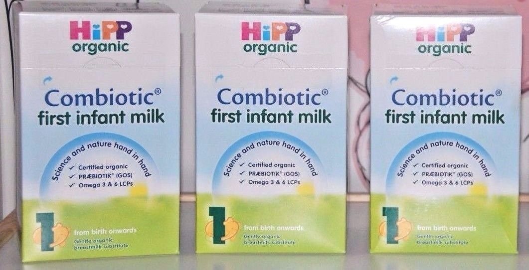 3 BOXES HiPP Stage 1 Organic First Infant Milk UK Version Baby Formula (3x 800g)