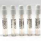 LOT 5 CHANEL COCO MADEMOISELLE EDP SPRAY VIAL 0.05OZ = 0.25 OZ/7.5ML NEW NO CARD