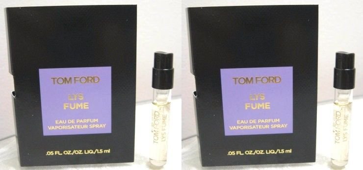 TOM FORD LYS FUME PRIVATE BLE EDP .05OZ X 2 = 0.1OZ 3ML SPRAY MINI SAMPLE VIALS