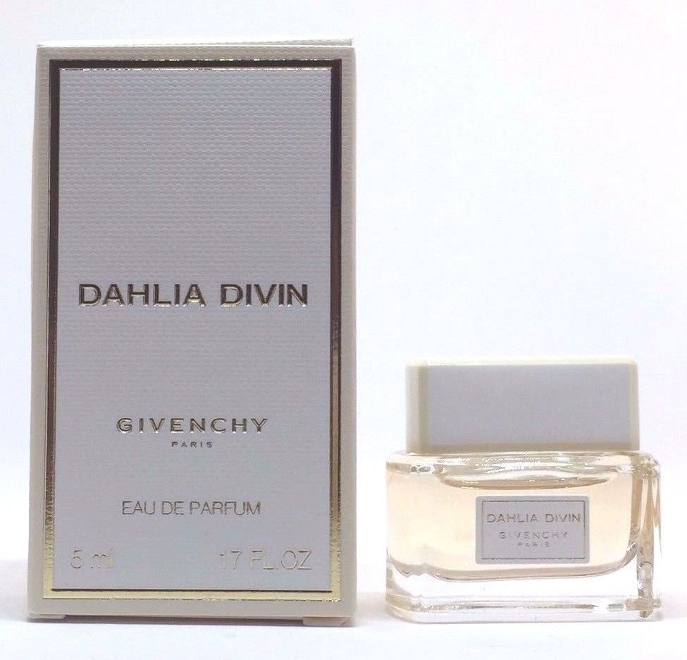 DAHLIA DIVIN BY GIVENCHY EDP 0.17OZ - 5ML PERFUME MINI MINIATURE TRAVEL PURSE SZ
