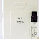 CHANEL NO 5 L'EAU EDT .06OZ 2ML X 1 SPRAY MINI SAMPLE VIAL NEW RELEASE 2016