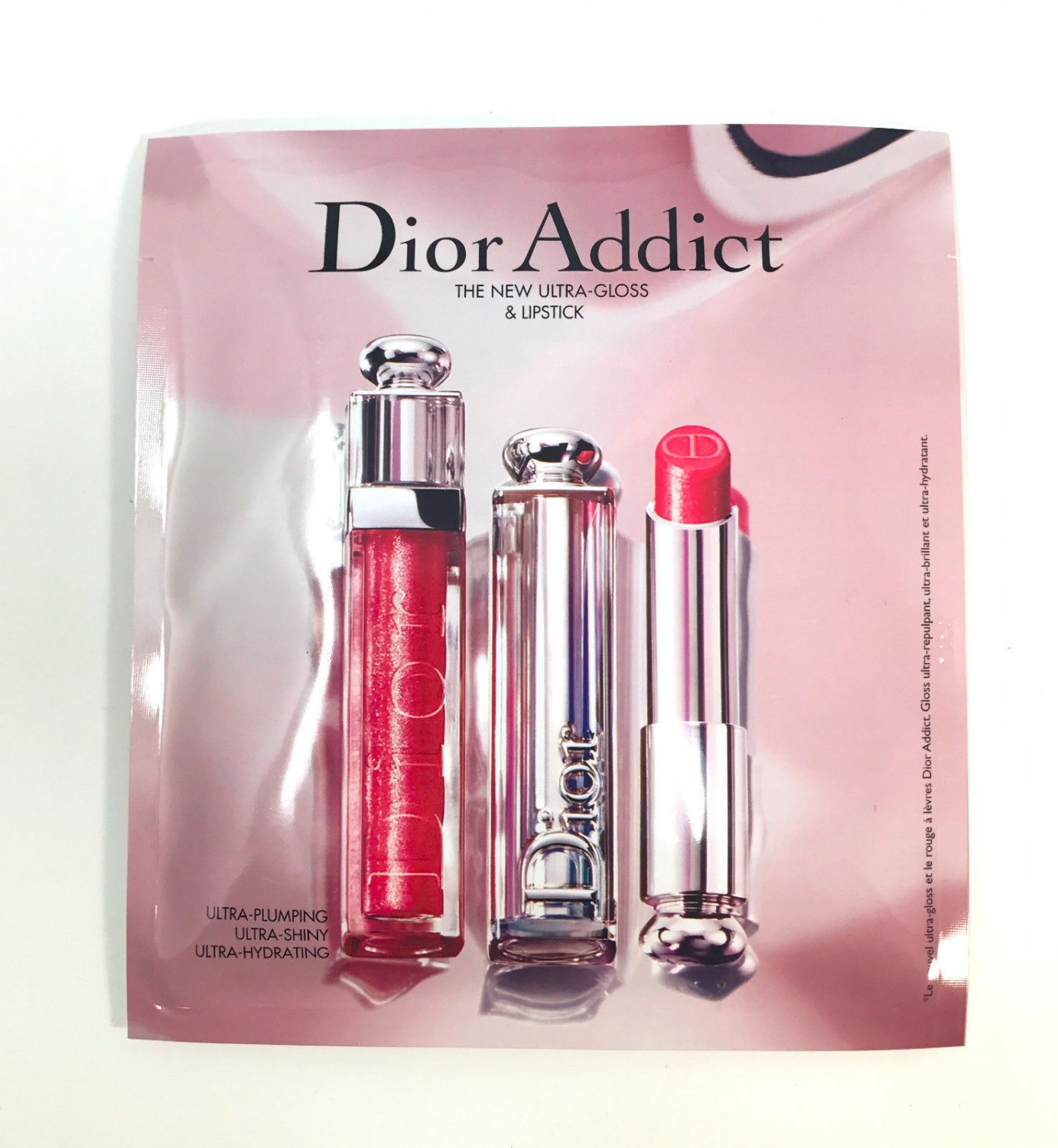 Dior Addict The New Ultra-Gloss & Lipstick 6 Sample 565 765 676 465 w Brush