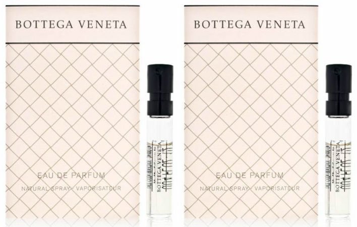 BOTTEGA VENETA EAU DE PARFUM 1.2ml .04oz X 2 PERFUME SPRAY MINI SAMPLE VIAL SET